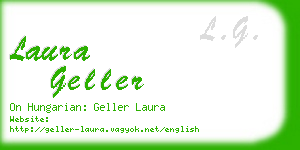 laura geller business card